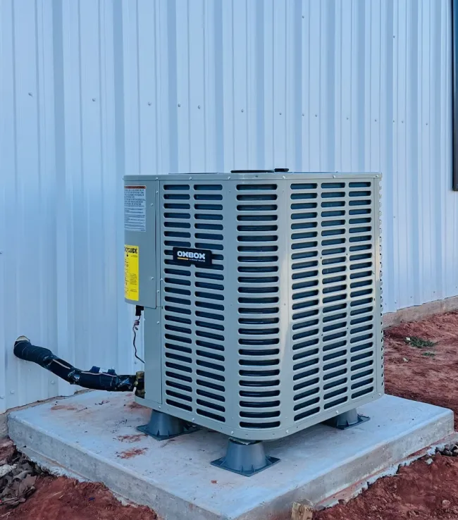 New 5-ton central air system installed at an Oklahoma City home