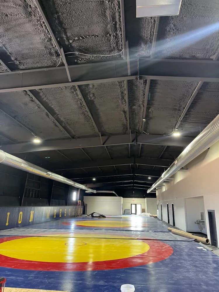 HVAC improvements at the Position Wrestling training facility